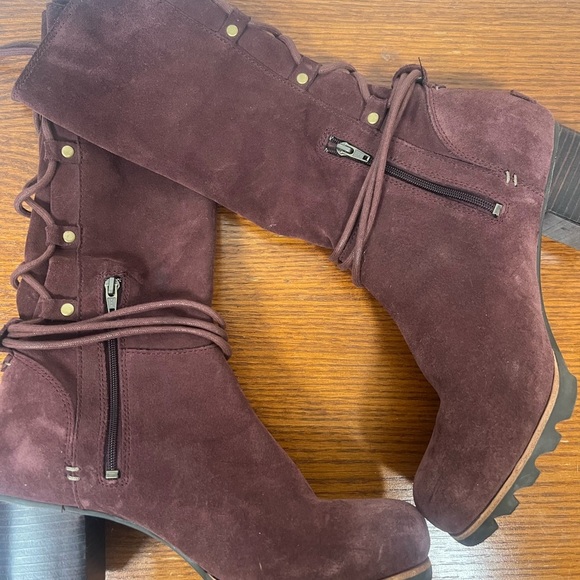 Sorel Farah Heeled Boots Size 9 - Picture 4 of 9